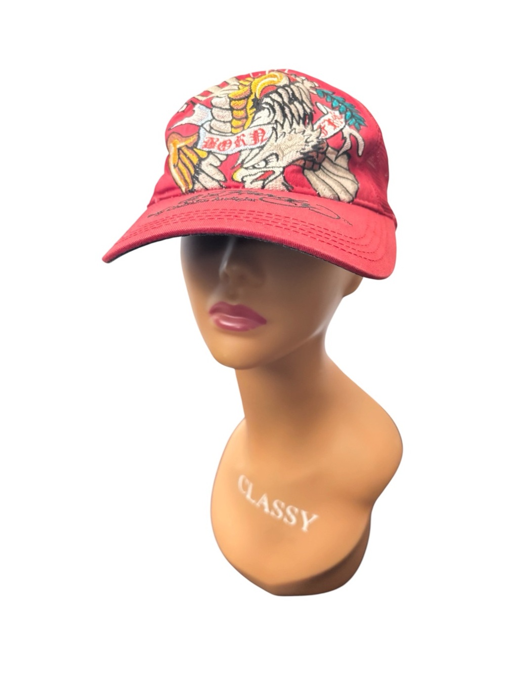 Y2K Ed Hardy Eagle Trucker Snapback Hat